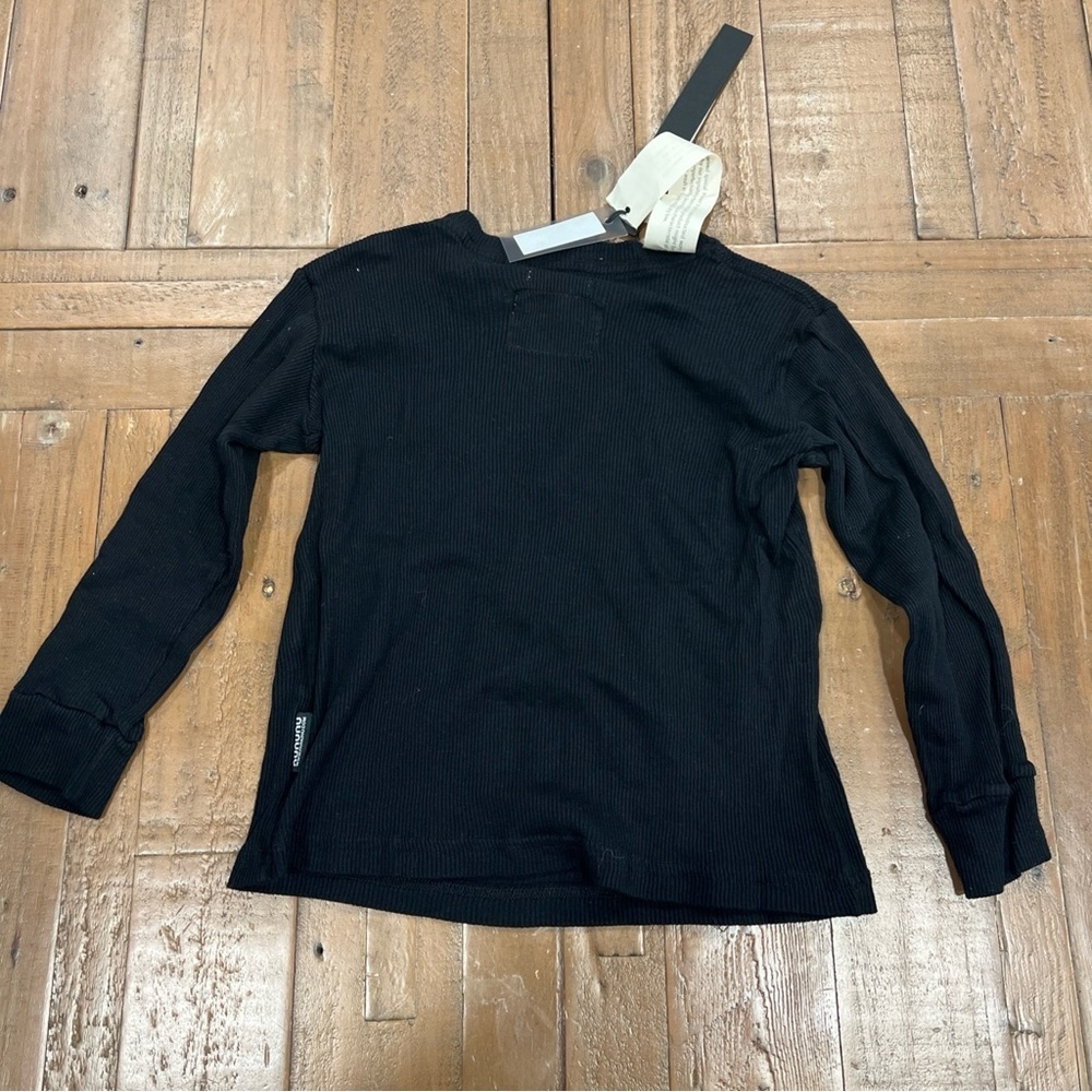 Nununu Smile Loungewear Set Kids 3-4 Years Ribbed Edgy Unisex New Black Skeleton - Picture 6 of 9